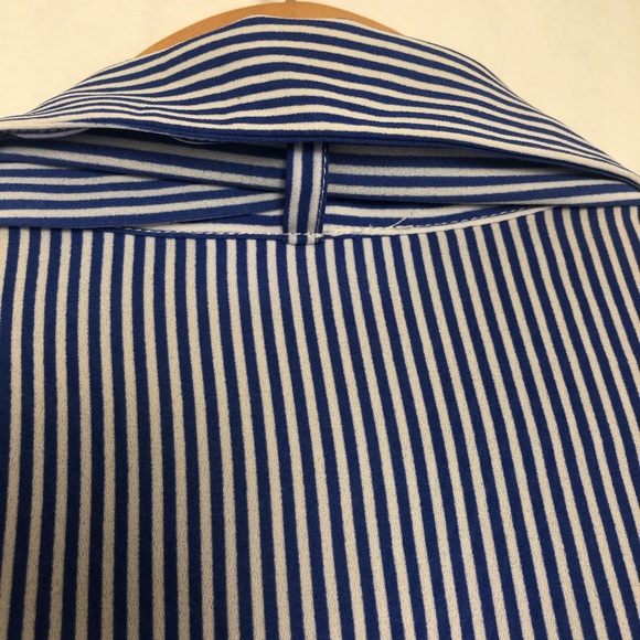 Striped Button Down Blouse - Picture 6 of 7